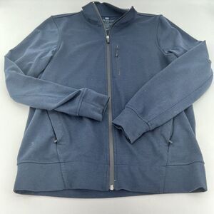 Mack Weldon Blue Atlas Full Zip Jacket Size Medium